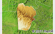 Physical Map of Bebieg, satellite outside