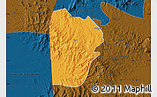 Political Map of Bebieg, darken