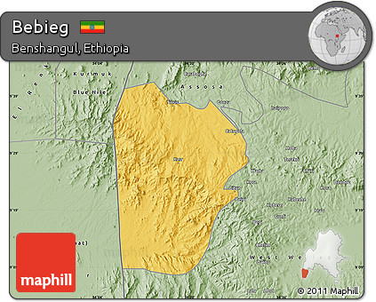 Savanna Style Map of Bebieg