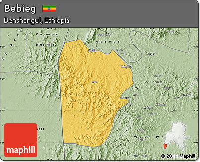 Savanna Style Map of Bebieg