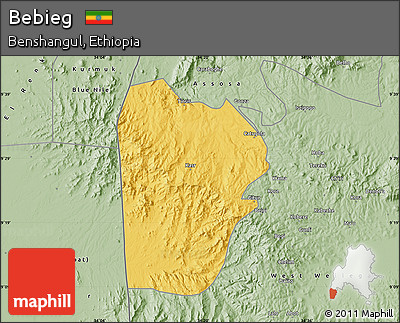 Savanna Style Map of Bebieg