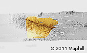 Physical Panoramic Map of Bebieg, lighten, desaturated