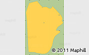 Savanna Style Simple Map of Bebieg, single color outside