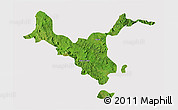 Satellite 3D Map of Kemashi, cropped outside