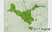 Satellite 3D Map of Kemashi, lighten