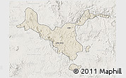 Shaded Relief 3D Map of Kemashi, lighten