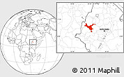 Blank Location Map of Kemashi