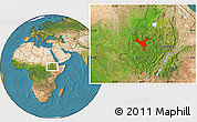 Satellite Location Map of Kemashi
