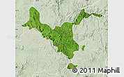 Satellite Map of Kemashi, lighten