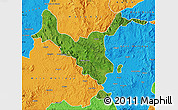 Satellite Map of Kemashi, political outside