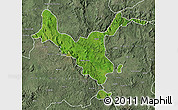 Satellite Map of Kemashi, semi-desaturated