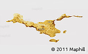 Physical Panoramic Map of Kemashi, cropped outside