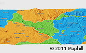 Political Panoramic Map of Kemashi