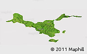 Satellite Panoramic Map of Kemashi, cropped outside