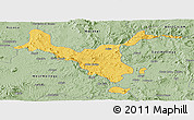 Savanna Style Panoramic Map of Kemashi