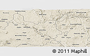 Shaded Relief Panoramic Map of Kemashi