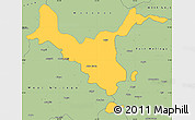 Savanna Style Simple Map of Kemashi