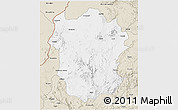 Classic Style 3D Map of Metekel