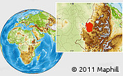 Physical Location Map of Metekel