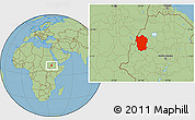Savanna Style Location Map of Metekel