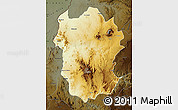 Physical Map of Metekel, darken