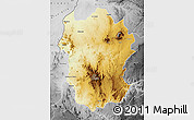 Physical Map of Metekel, desaturated