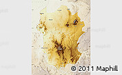 Physical Map of Metekel, lighten