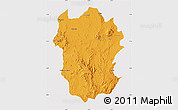 Political Map of Metekel, cropped outside