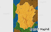 Political Map of Metekel, darken