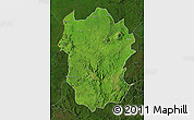 Satellite Map of Metekel, darken