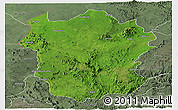 Satellite Panoramic Map of Metekel, semi-desaturated
