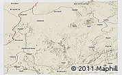 Shaded Relief Panoramic Map of Metekel