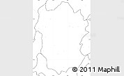 Blank Simple Map of Metekel, no labels