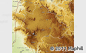 Physical Map of West Wellega