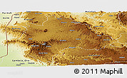 Physical Panoramic Map of West Wellega