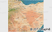 Satellite 3D Map of Somali