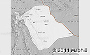 Gray Map of Jijiga