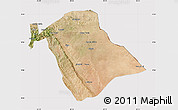 Satellite Map of Jijiga, cropped outside