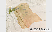 Satellite Map of Jijiga, lighten