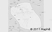 Silver Style 3D Map of Kebridehar
