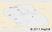 Classic Style Panoramic Map of Kebridehar, single color outside