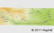 Physical Panoramic Map of Liben
