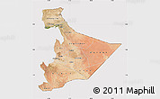 Satellite Map of Somali, cropped outside