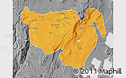 Political Map of Gurage, desaturated