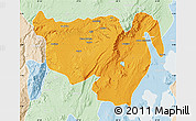 Political Map of Gurage, lighten