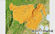 Political Map of Gurage, satellite outside