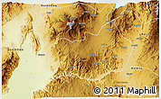 Physical 3D Map of Konso