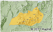 Savanna Style 3D Map of Konso