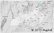 Silver Style 3D Map of Konso