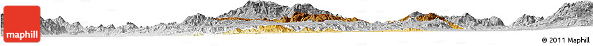 Physical Horizon Map of Konso, lighten, desaturated